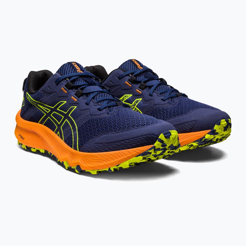 ASICS Trabuco Terra 2 deep ocean/neon lime vyriški bėgimo bateliai 12