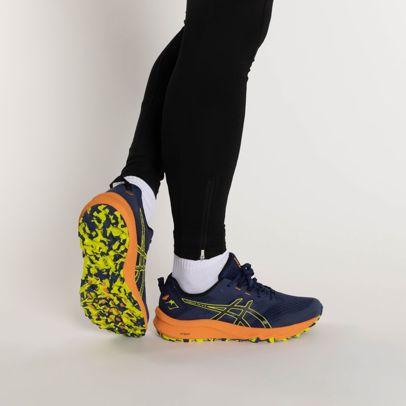 ASICS Trabuco Terra 2 deep ocean/neon lime vyriški bėgimo bateliai 2