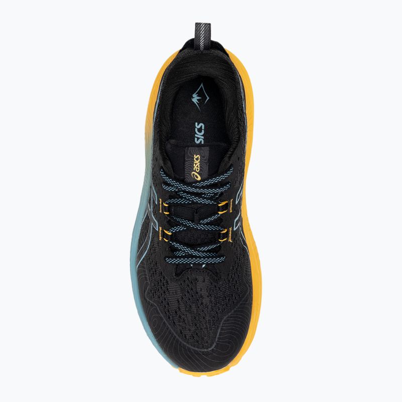 ASICS Trabuco Max 2 vyriški bėgimo bateliai juoda/pilkai mėlyna 6