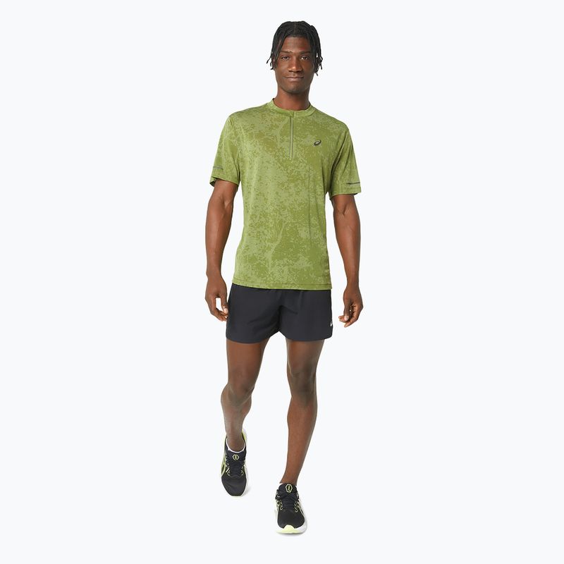 Vyriški bėgimo marškinėliai ASICS Metarun Pattern 1/2 ZIP cactus 2
