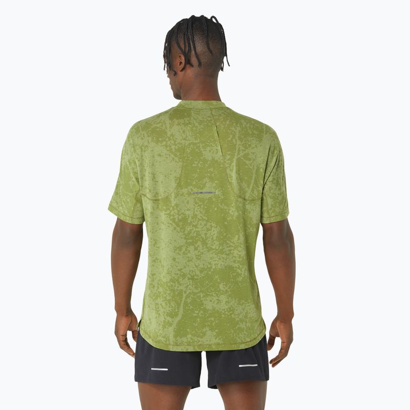 Vyriški bėgimo marškinėliai ASICS Metarun Pattern 1/2 ZIP cactus 3