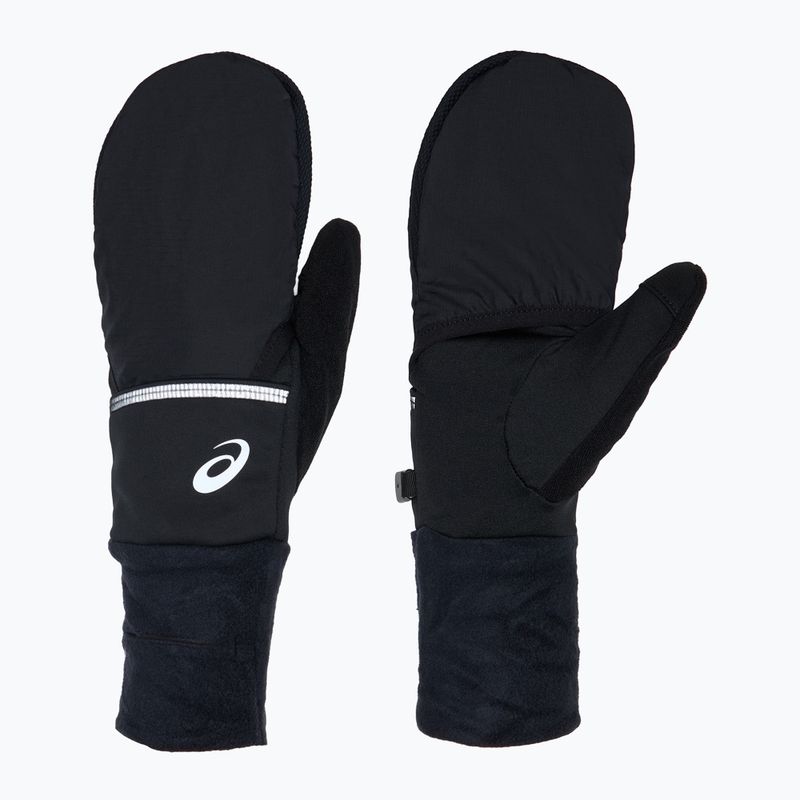 Vyriškos bėgimo pirštinės ASICS Wind-Block Running performance black