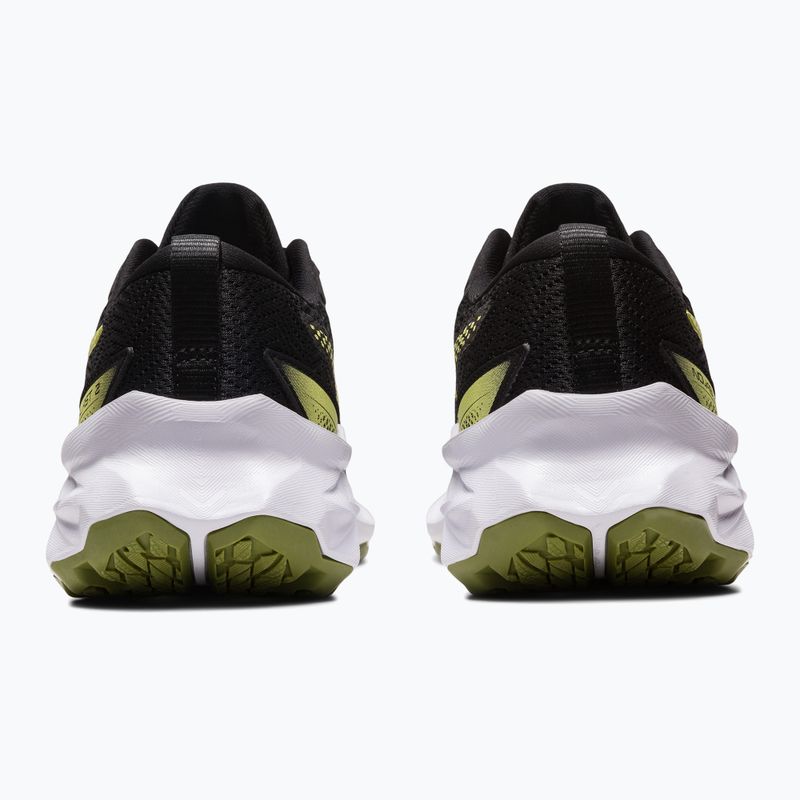 Vaikiški bėgimo bateliai ASICS Novablast 2 GS black/glow yellow 11