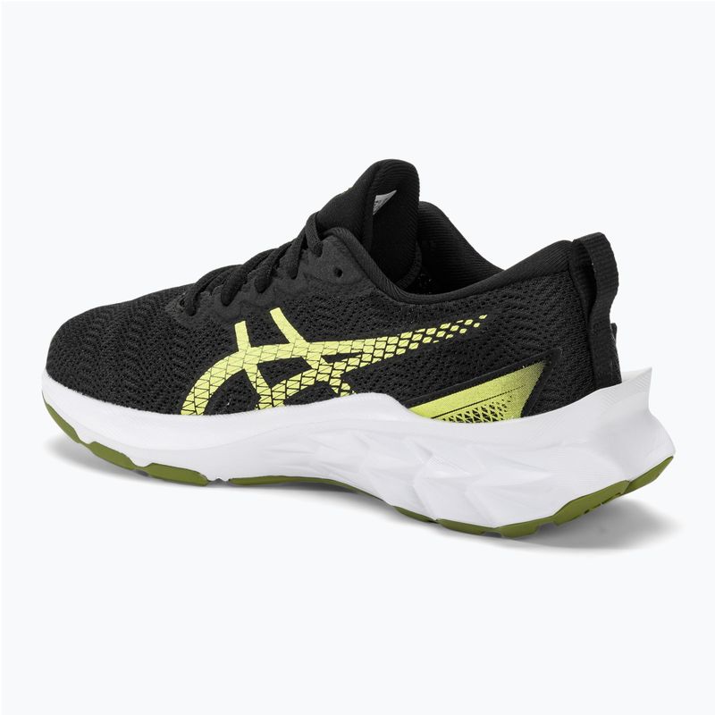 Vaikiški bėgimo bateliai ASICS Novablast 2 GS black/glow yellow 3