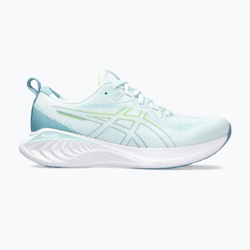 ASICS Gel-Cumulus 25 moteriški bėgimo bateliai soothing sea/glow yellow 12