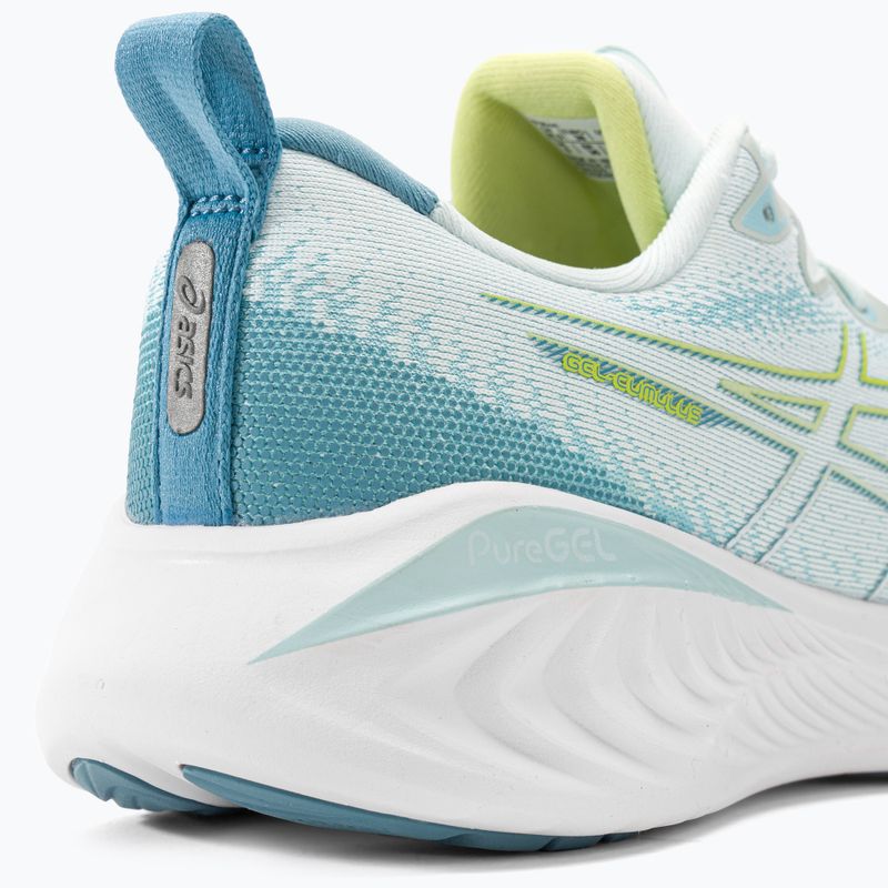 ASICS Gel-Cumulus 25 moteriški bėgimo bateliai soothing sea/glow yellow 9