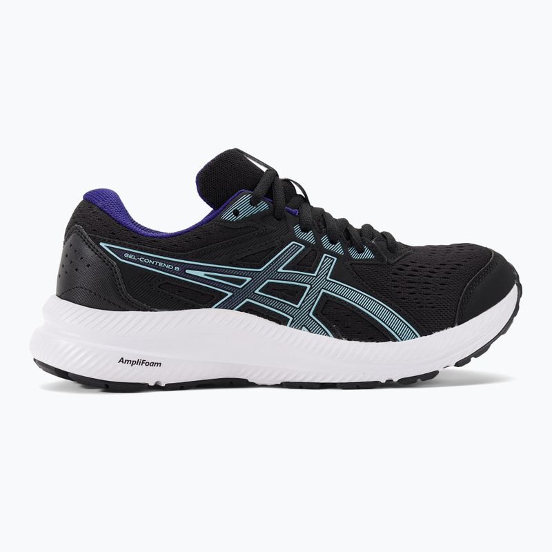 ASICS Gel-Contend 8 moteriški bėgimo bateliai black/aquarium 2