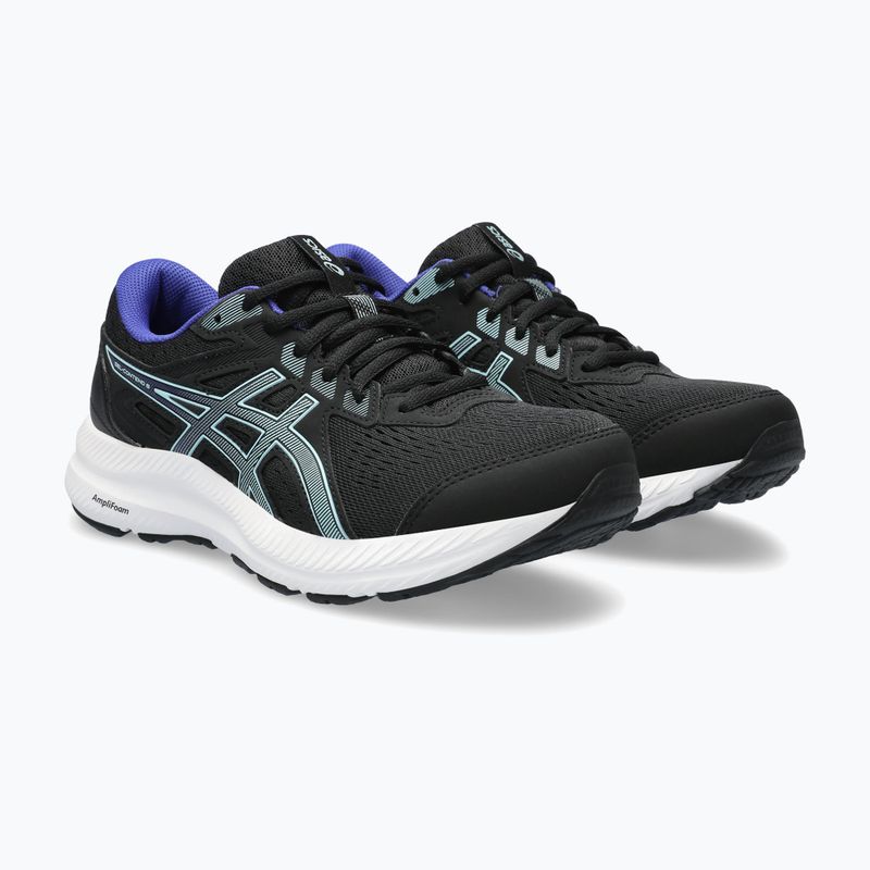 ASICS Gel-Contend 8 moteriški bėgimo bateliai black/aquarium 9