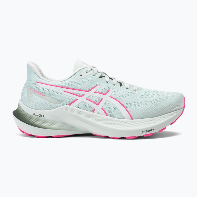 ASICS GT-2000 12 moteriški bėgimo bateliai Pure aqua/white 2