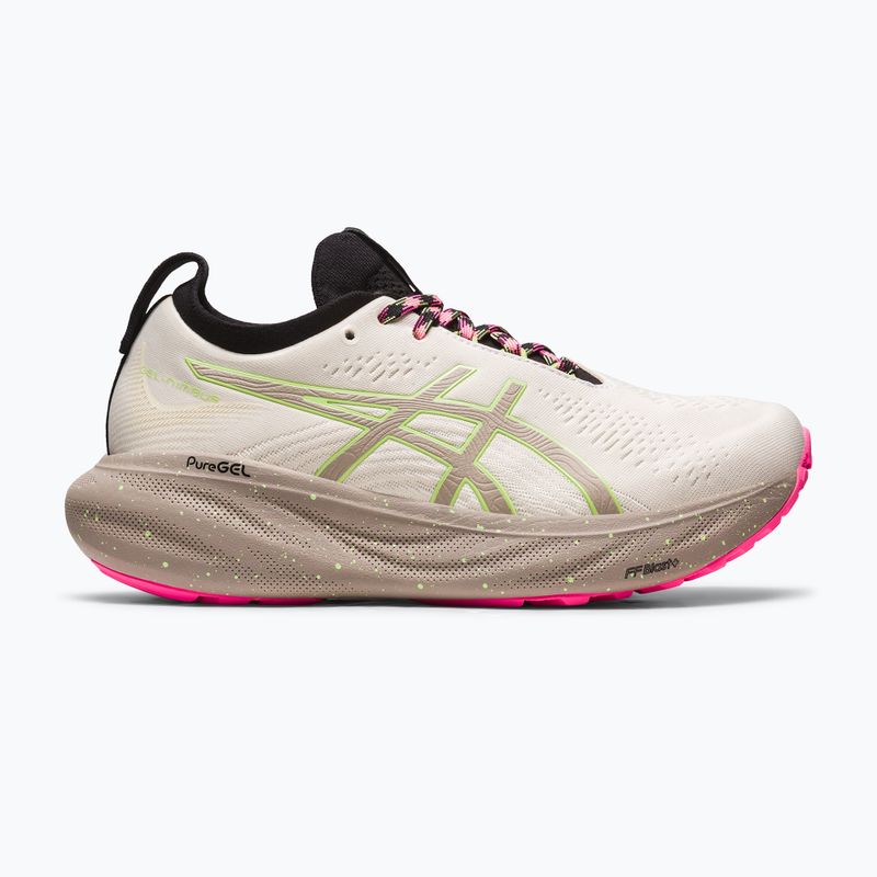 ASICS Gel-Nimbus 25 TR nature bath/lime green moteriški bėgimo bateliai 8