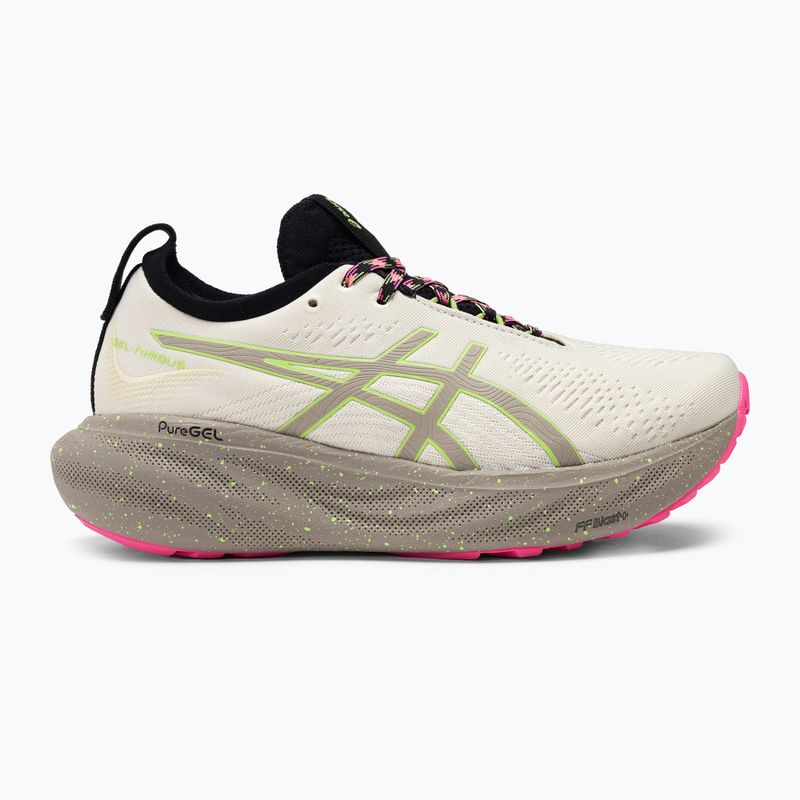 ASICS Gel-Nimbus 25 TR nature bath/lime green moteriški bėgimo bateliai 2