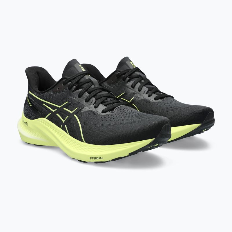 ASICS GT-2000 12 black/glow yellow vyriški bėgimo bateliai 7