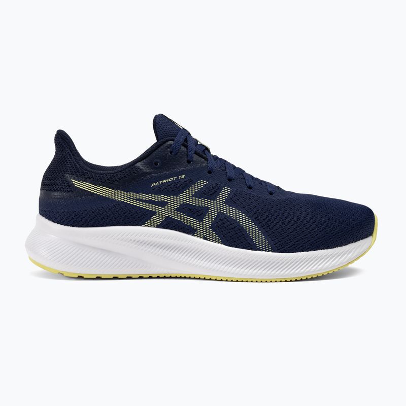 ASICS Patriot 13 vyriški bėgimo bateliai deep ocean/glow yellow 2