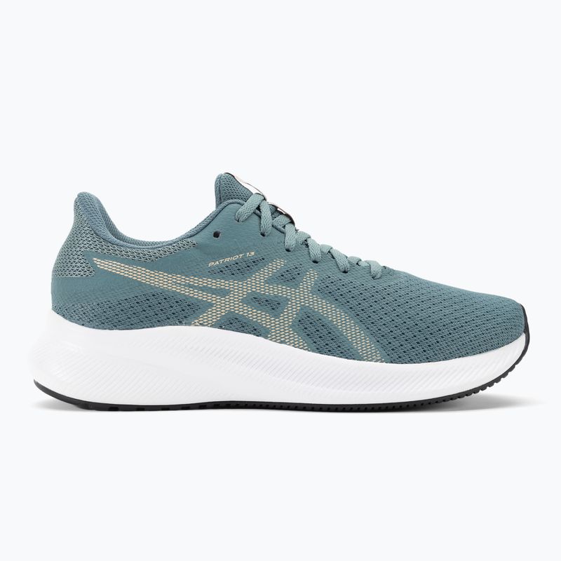 ASICS Patriot 13 moteriški bėgimo bateliai foggy teal/champagne 2