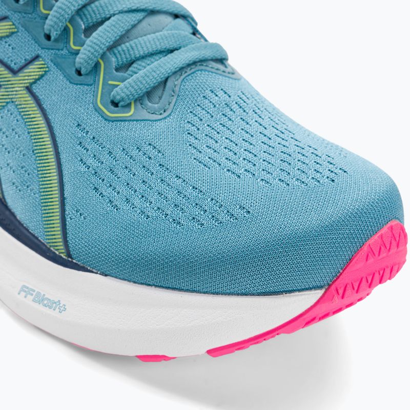 ASICS Gel-Kayano 30 moteriški bėgimo bateliai gris blue/lime green 8