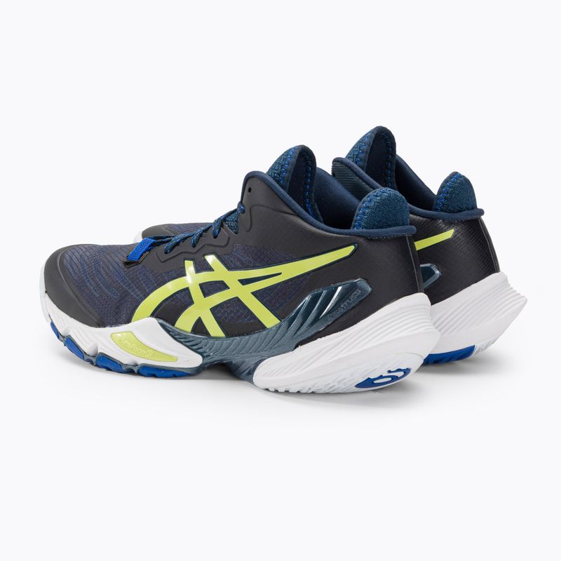 ASICS vyriški tinklinio bateliai Metarise french blue / glow yellow 4