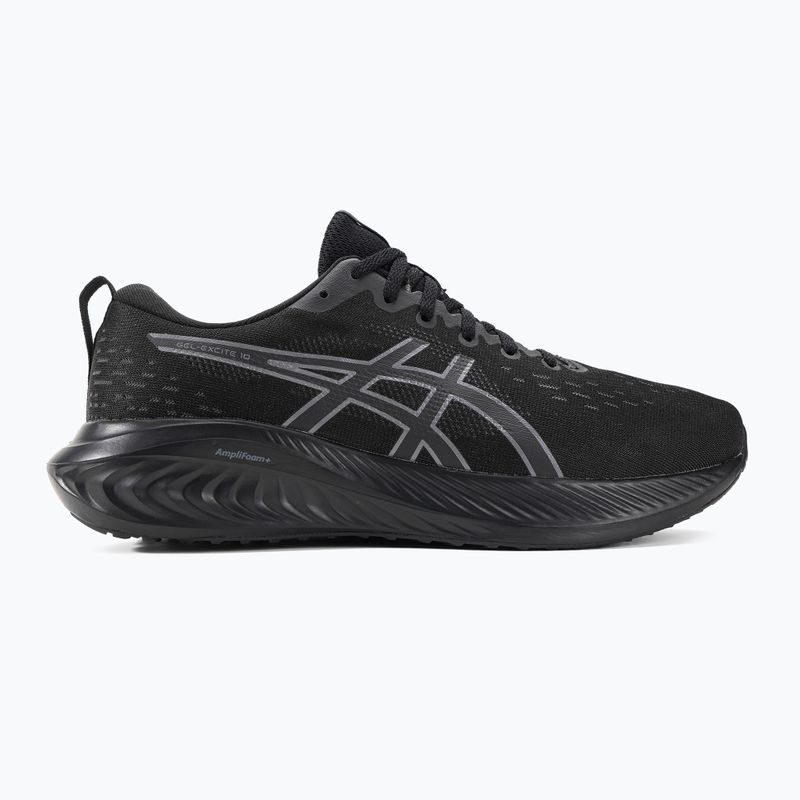 ASICS Gel-Excite 10 vyriški bėgimo bateliai juoda/kairė pilka 2