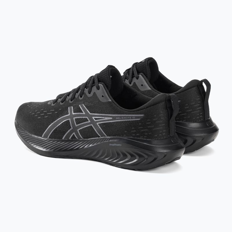 ASICS Gel-Excite 10 vyriški bėgimo bateliai juoda/kairė pilka 4