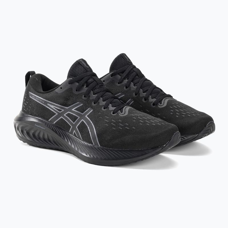 ASICS Gel-Excite 10 vyriški bėgimo bateliai juoda/kairė pilka 5