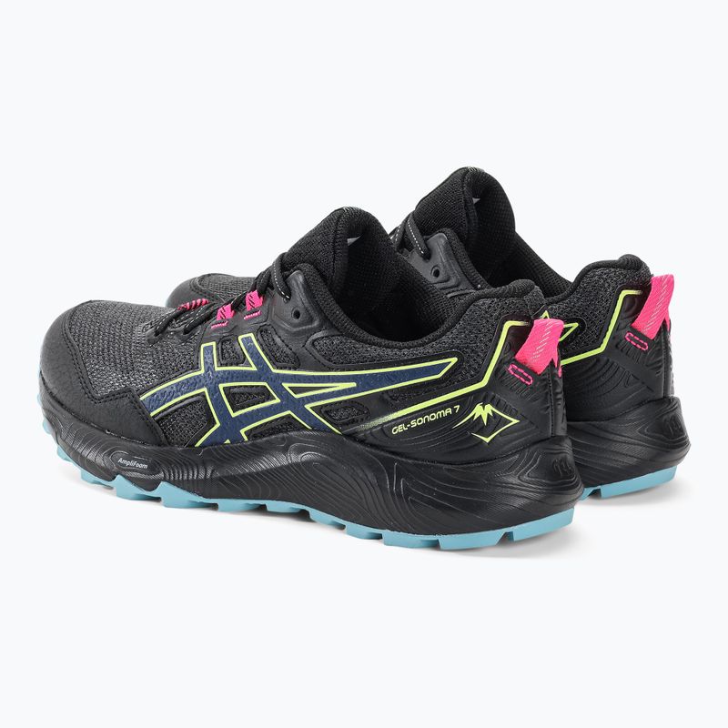 ASICS Gel-Sonoma 7 moteriški bėgimo bateliai black/deep ocean 3