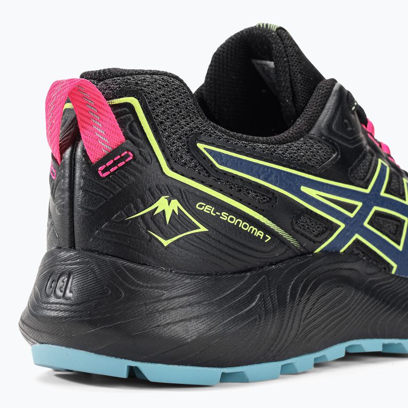 ASICS Gel-Sonoma 7 moteriški bėgimo bateliai black/deep ocean 9