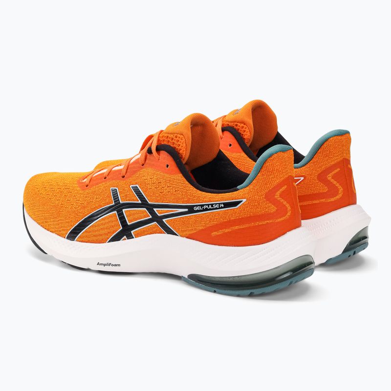 ASICS Gel-Pulse 14 vyriški bėgimo bateliai ryškiai oranžinė/juoda 3