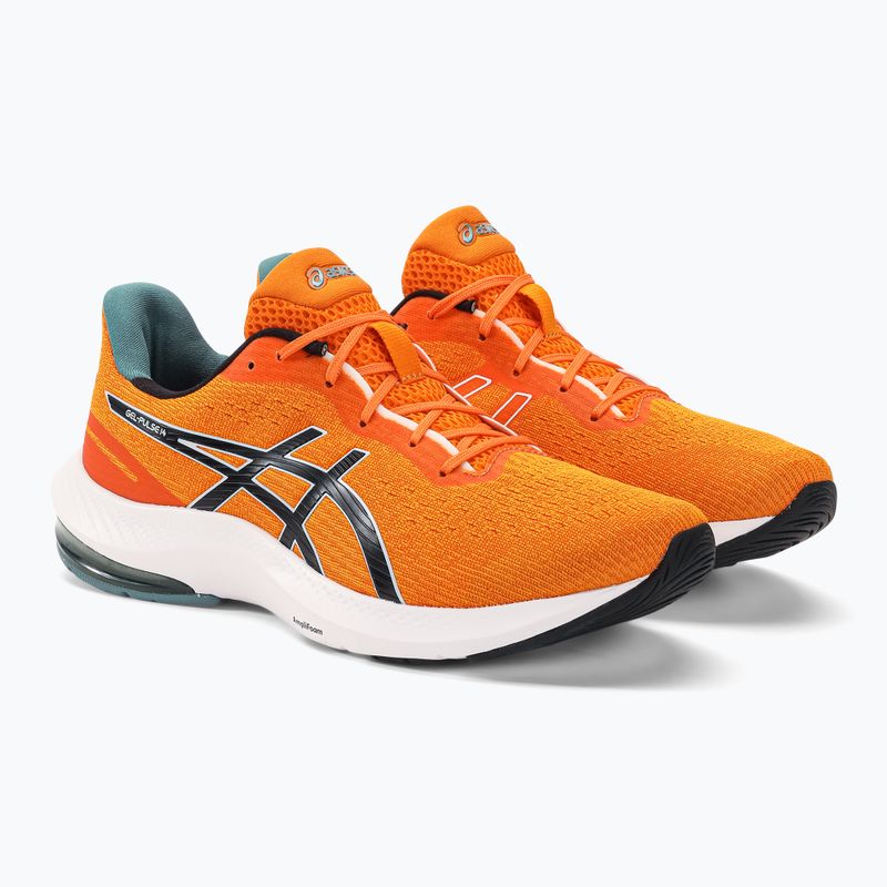 ASICS Gel-Pulse 14 vyriški bėgimo bateliai ryškiai oranžinė/juoda 4