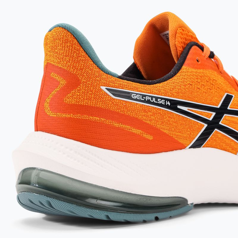 ASICS Gel-Pulse 14 vyriški bėgimo bateliai ryškiai oranžinė/juoda 9