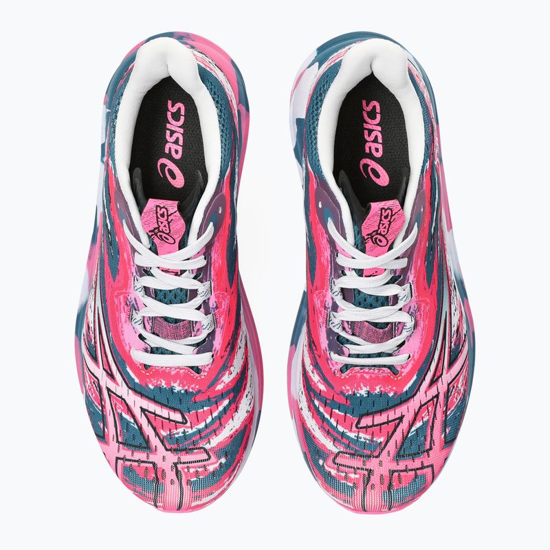 ASICS Noosa Tri 15 moteriški bėgimo bateliai restful teal/hot pink 13