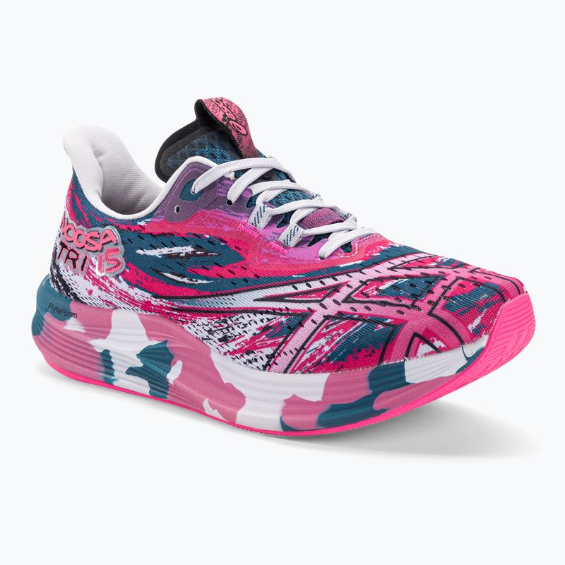 ASICS Noosa Tri 15 moteriški bėgimo bateliai restful teal/hot pink