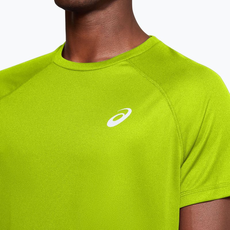 Vyriški bėgimo marškinėliai ASICS Sport Run Top lime zest 3