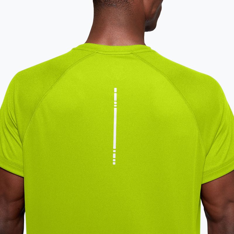 Vyriški bėgimo marškinėliai ASICS Sport Run Top lime zest 4
