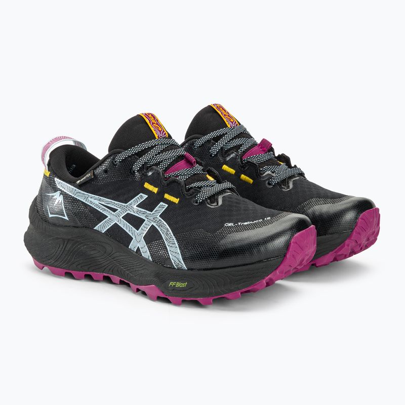 Moteriški bėgimo batai ASICS Gel-Trabuco 12 GTX black/light blue 5