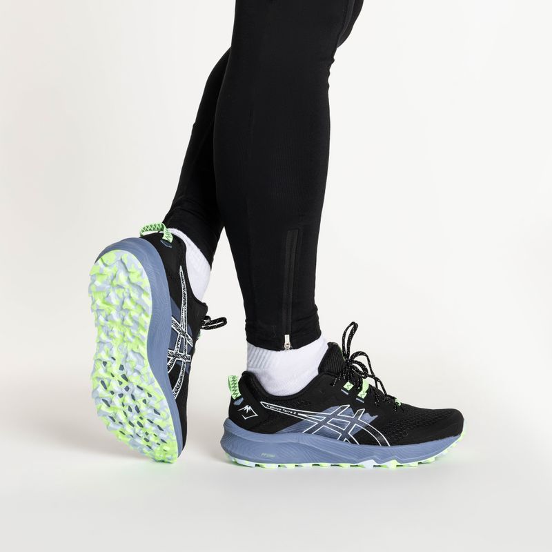 Vyriški bėgimo bateliai ASICS Trabuco Terra 2 black/light blue 2