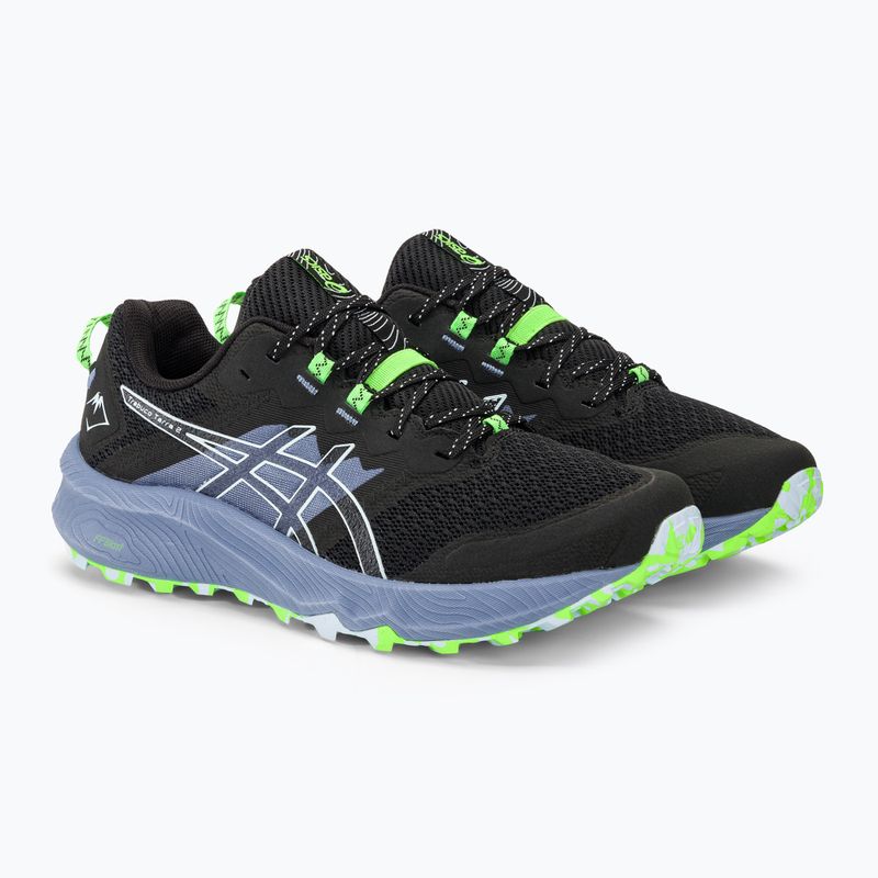 Vyriški bėgimo bateliai ASICS Trabuco Terra 2 black/light blue 5