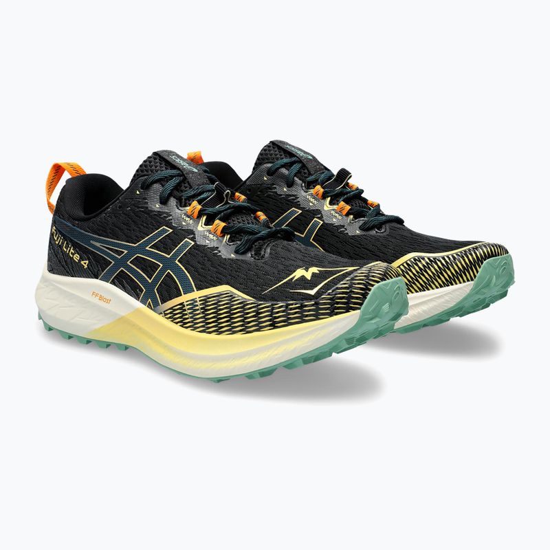 Vyriški bėgimo batai ASICS FUJILITE 4 black/magnetic blue 11