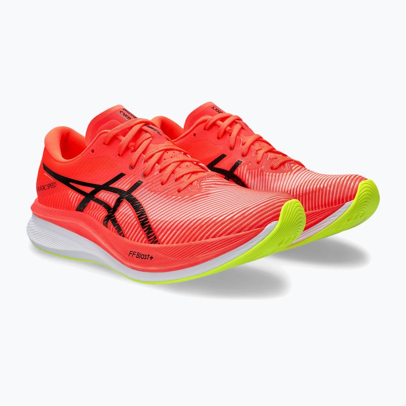 Vyriški bėgimo bateliai ASICS Magic Speed 3 sunrise red/black 10