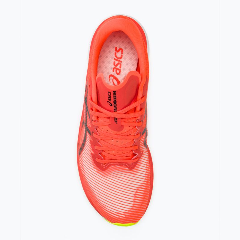 Vyriški bėgimo bateliai ASICS Magic Speed 3 sunrise red/black 5