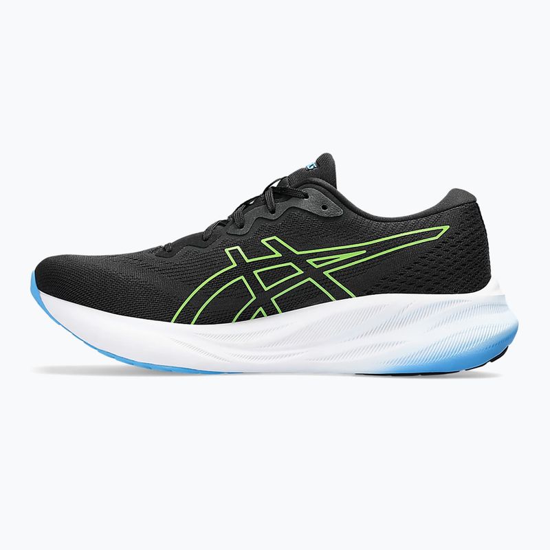 Vyriški bėgimo batai ASICS Gel-Pulse 15 black/electric lime 3