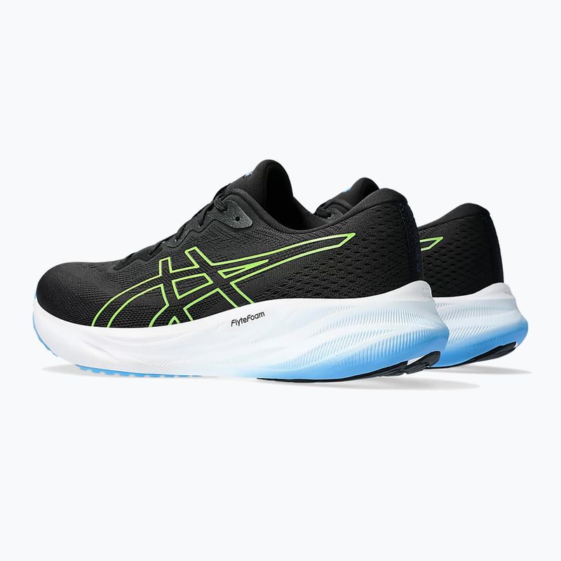 Vyriški bėgimo batai ASICS Gel-Pulse 15 black/electric lime 4
