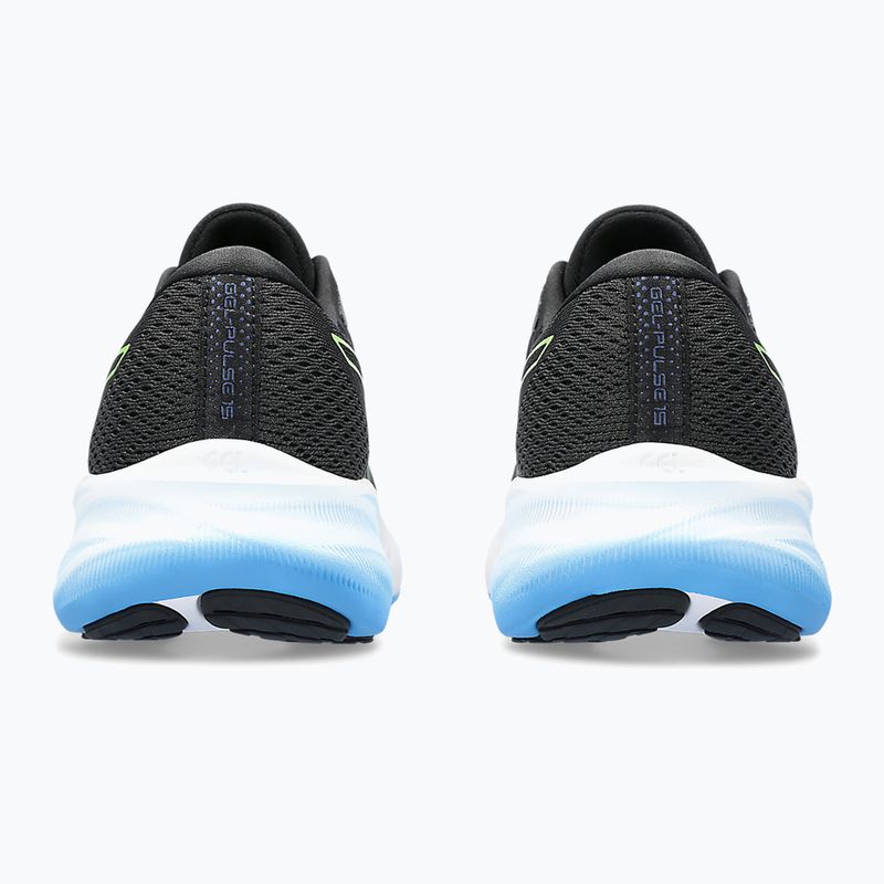 Vyriški bėgimo batai ASICS Gel-Pulse 15 black/electric lime 5