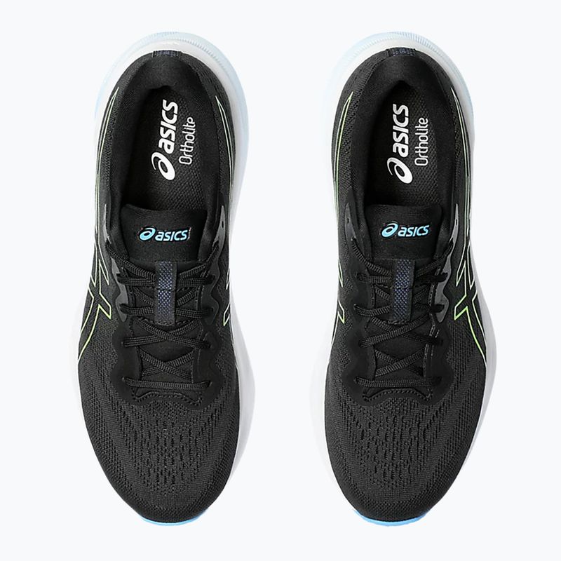 Vyriški bėgimo batai ASICS Gel-Pulse 15 black/electric lime 7