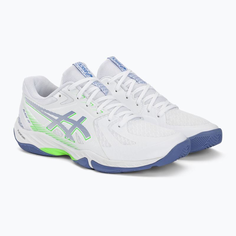 Vyriški skvošo batai ASICS Blade FF white/denim blue 4