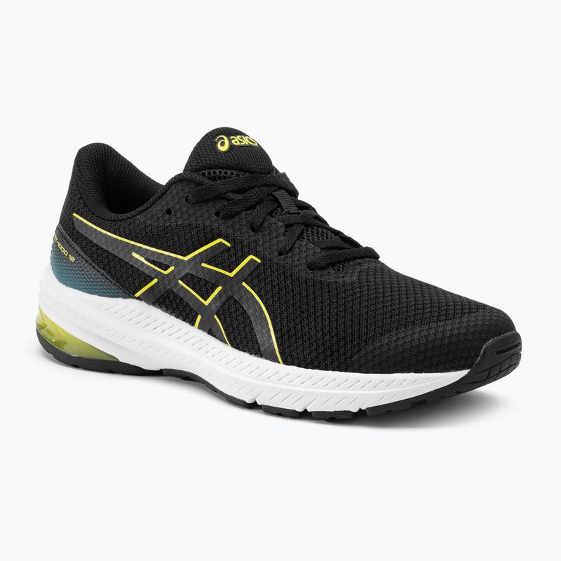 Vaikiški bėgimo batai ASICS GT-1000 12 GS black/bright yellow