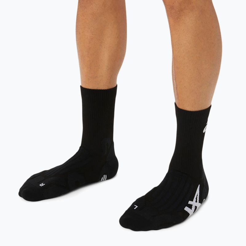 Kojinės ASICS Court+ Tennis Crew performance black 3