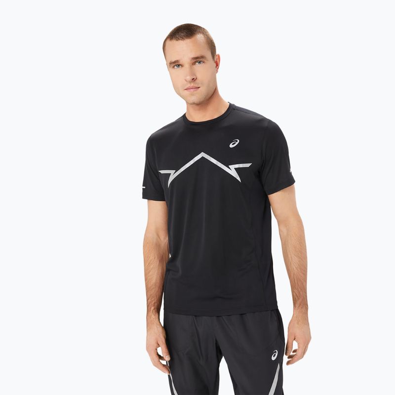 Vyriški bėgimo marškinėliai ASICS Lite-Show performance black