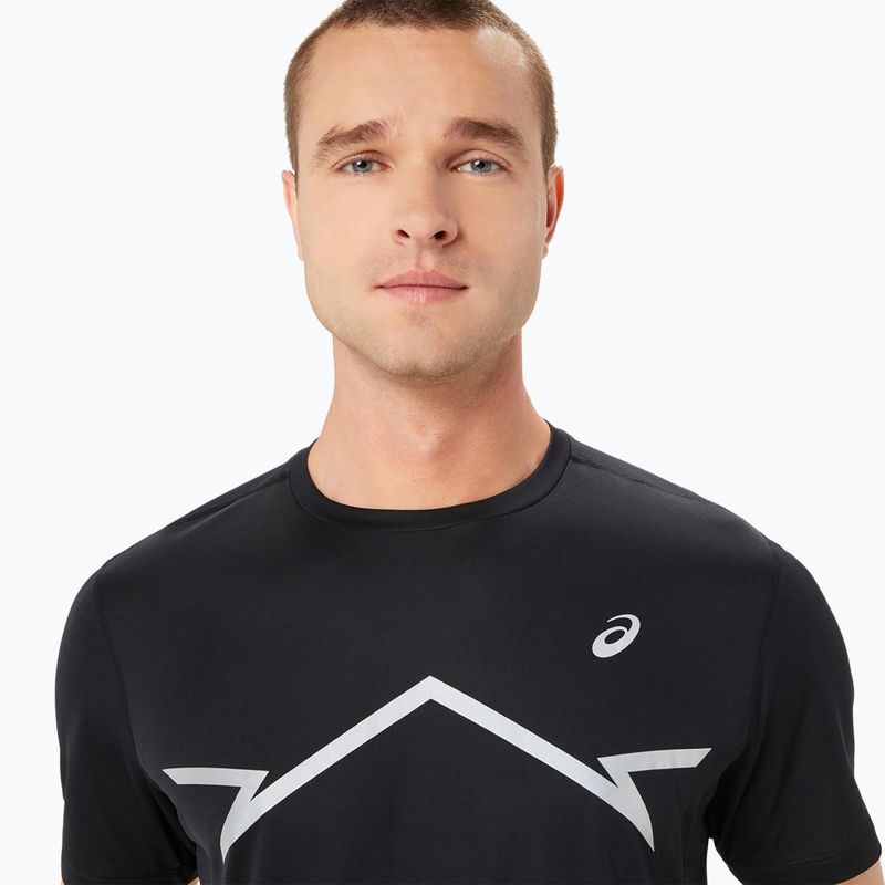 Vyriški bėgimo marškinėliai ASICS Lite-Show performance black 4