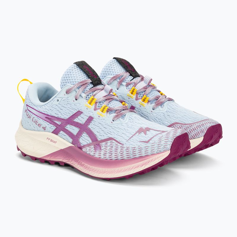 Moteriški bėgimo batai ASICS FUJILITE 4 light blue/blackberry 5