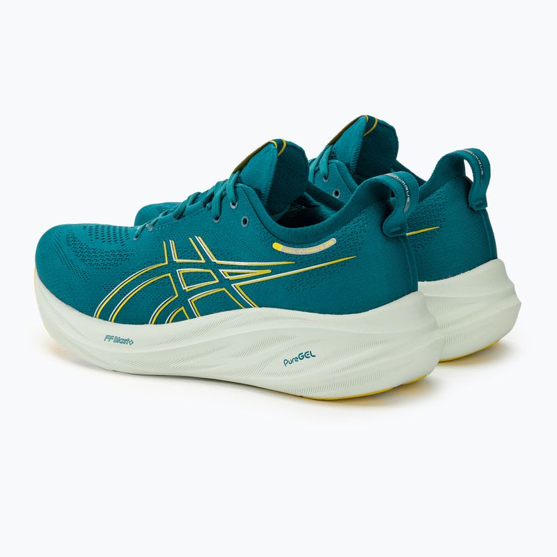 Vyriški bėgimo bateliai ASICS Gel-Nimbus 26 evening teal/light mustard 4