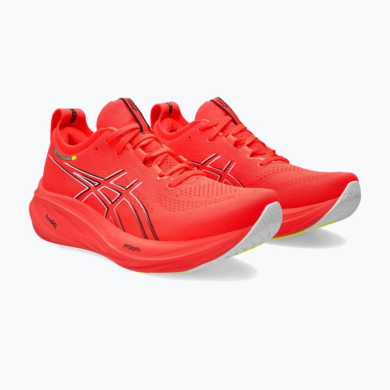 Vyriški bėgimo bateliai ASICS Gel-Nimbus 26 sunrise red/black 10